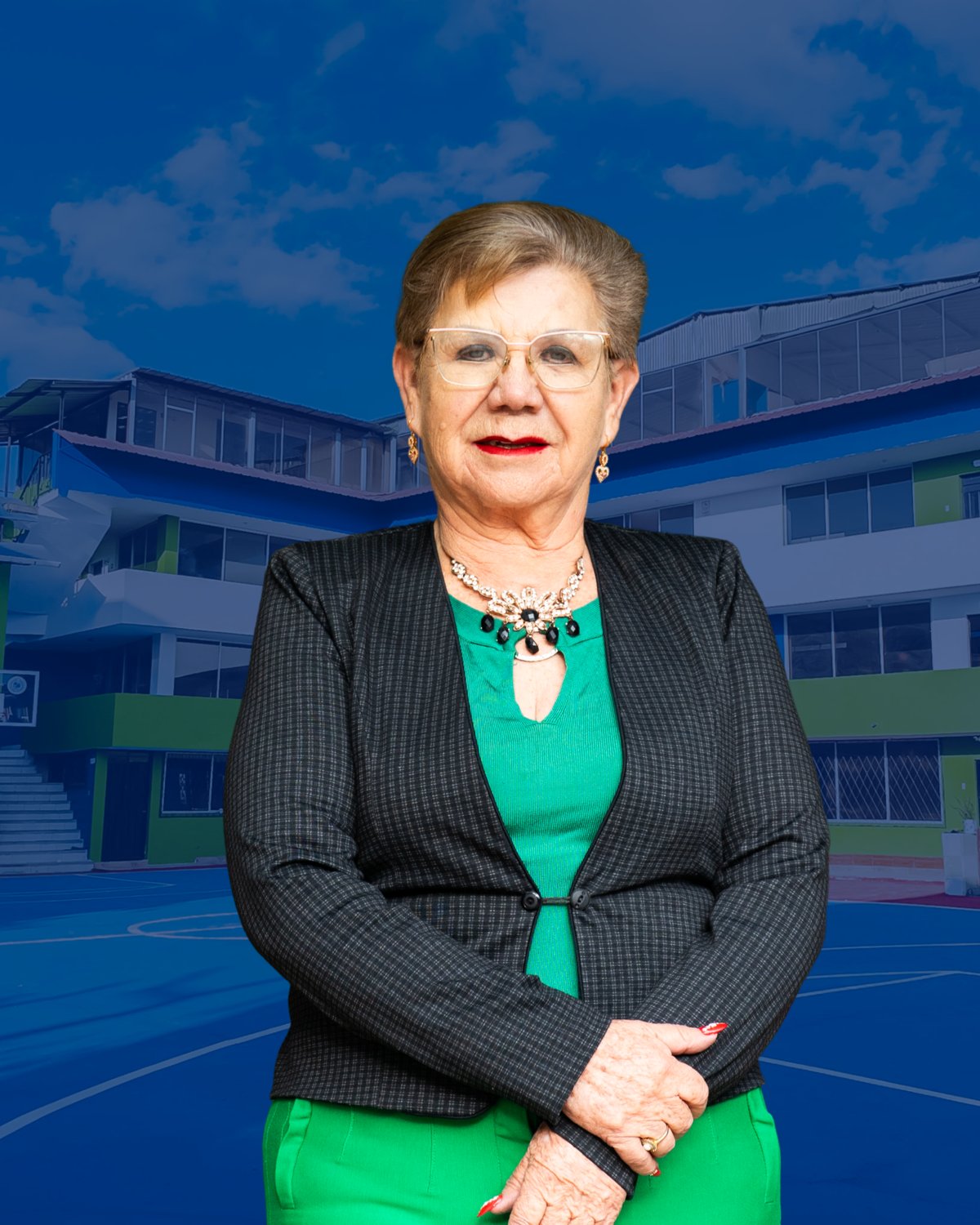 Msc. Laura Erazo, rectora y fundadora
